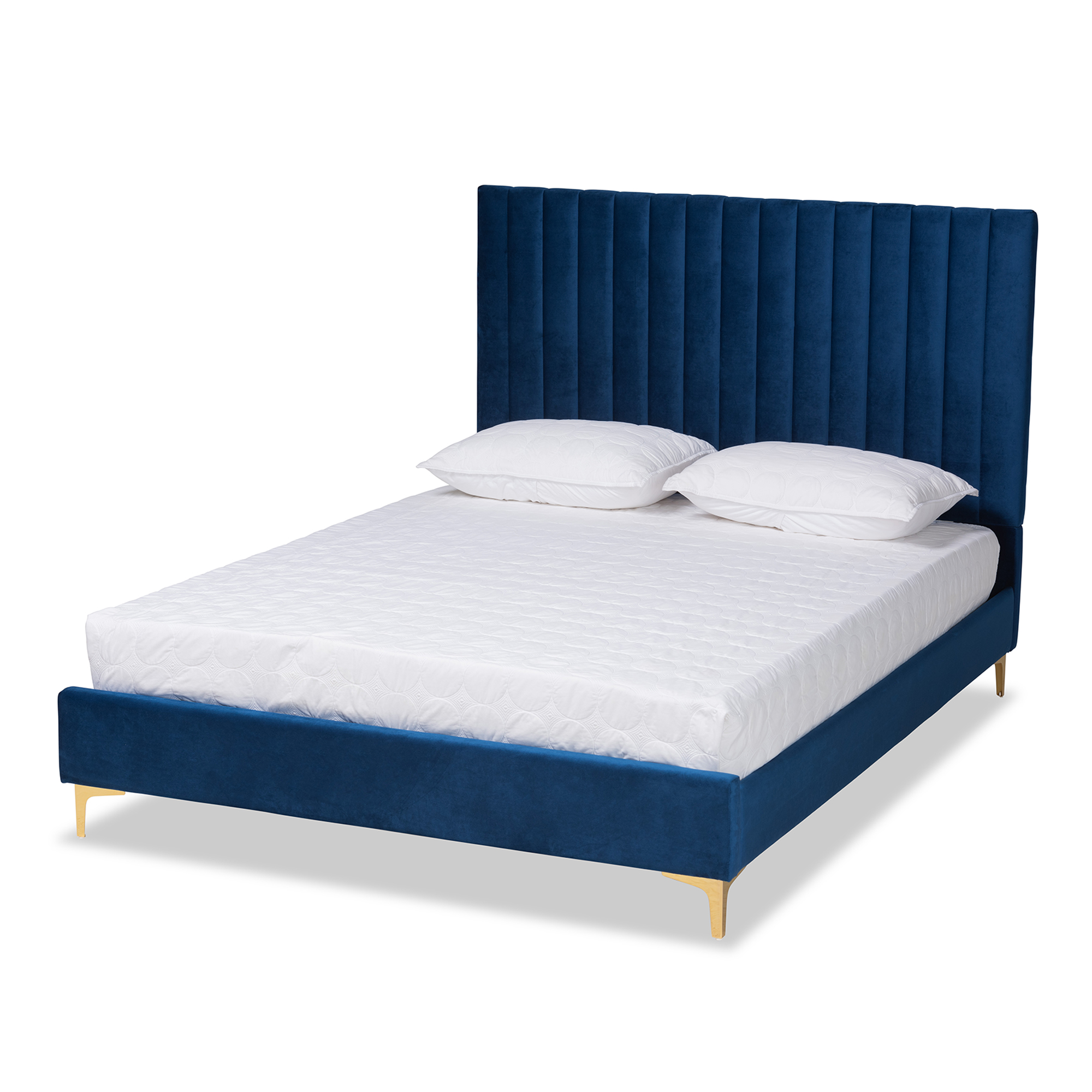 Baxton studio 2024 velvet bed